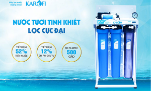 Máy lọc nước bán công nghiệp Karofi KB80 tiết kiệm chi phí cho tổ chức, doanh nghiệp